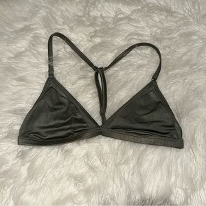 EUC large PINK Victoria’s Secret olive green bralette.